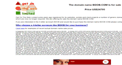 Desktop Screenshot of bdob.com